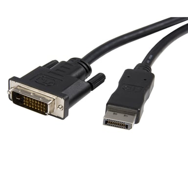 StarTech.com Cable de 1,8m DisplayPort a DVI - Cable Adaptador DisplayPort a DVI DVI-D Monoenlace de Vídeo 1080p - Cable de DP a DVI para monitor - Co