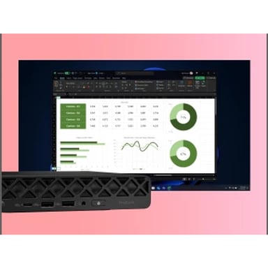 HP ProDesk 4 Mini G1i Desktop AI PC Intel Core Ultra 5 235T 16 GB DDR5-SDRAM 512 GB SSD Windows 11 Pro Mini PC Negro