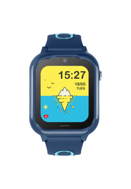 Montre intelligente pour enfants Valdus D38, écran IPS 1,6 pouces, 710 mAh, 4G, SOS, bleu