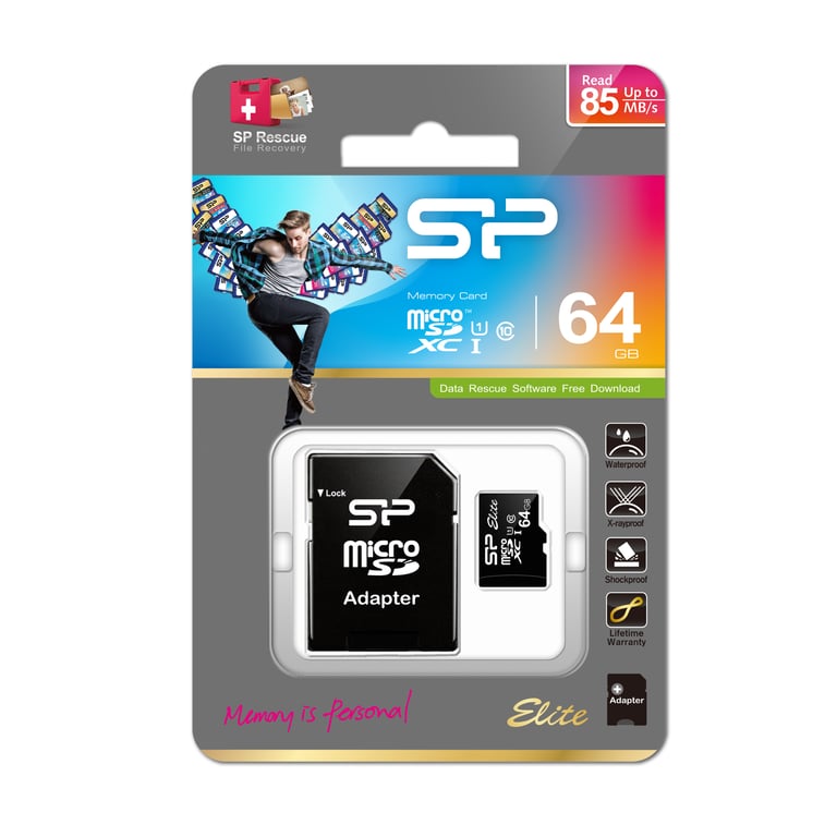 Silicon Power Ellite MicroSDXC UHS I Classe 10 Neuf - vue 2