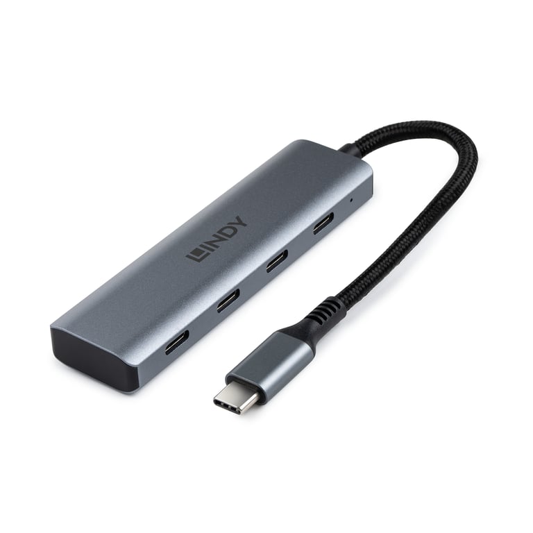 Lindy 43094 hub & concentrateur USB 3.2 Gen 2 3.1 Gen 2 Type C 10000 Mbit/ Neuf - vue 4