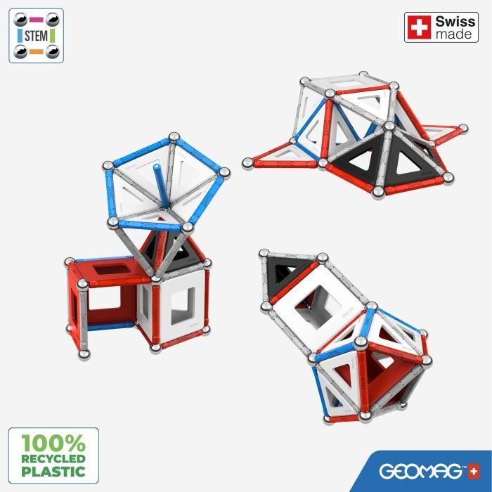 Jeu de construction magnétique GEOMAG Classic Panels Navette NASA 70 pièces Magnétique Dès - vue 5