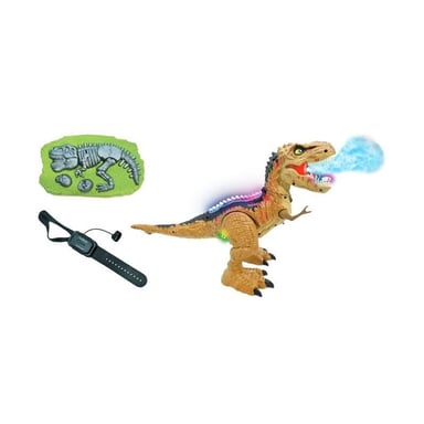 RC Tirex - Dinosauro sputafumo telecomandato con effetti sonori e luminosi e controllo gestuale.