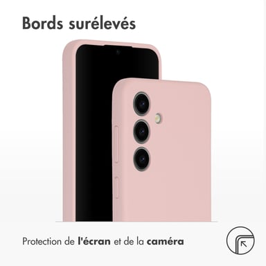 Accezz Coque Liquid Silicone pour Samsung Galaxy S24 - Rose