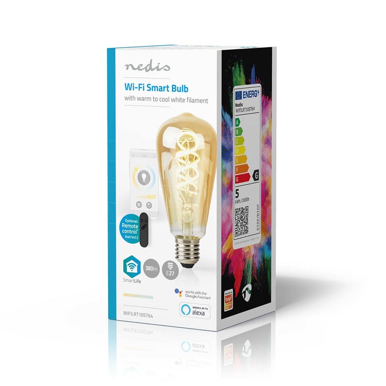 Ampoule Connectée Wi Fi LED 360lm E27 SmartLife Format ST64 Neuf - vue 2
