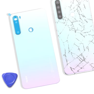 Cache batterie pour Xiaomi Redmi Note 8T Original Service Pack Blanc