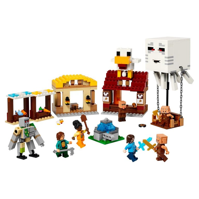 LEGO Minecraft 21273 : Les Ghasts attaquent le village - Neuf