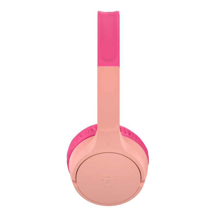 Belkin SoundForm Mini Casque Sans fil Arceau Appels/Musique USB Type-C Rose - Neuf