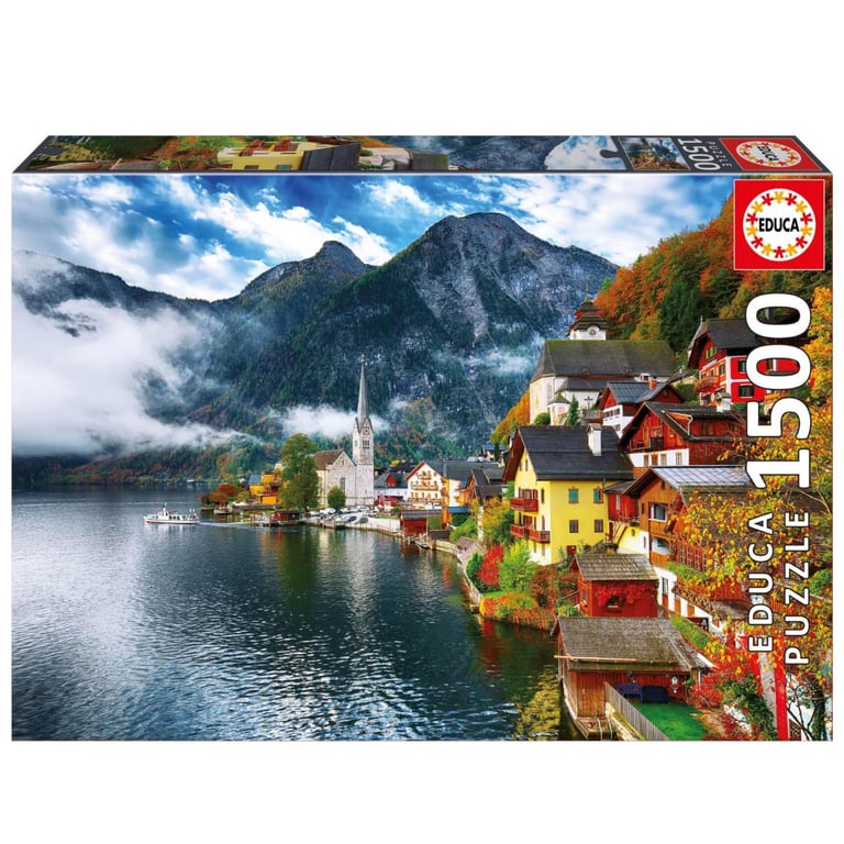 Puzzle Hallstadt Autriche 1500 pièces Éveillez votre créativité Neuf