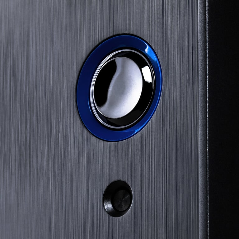 Akyga AK939BL Tour ATX pas d'alimentation ATX avec inserts bleus USBAudio - vue 3