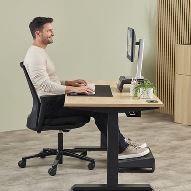 Fellowes Breyta descansa muñecas Silicona Negro
