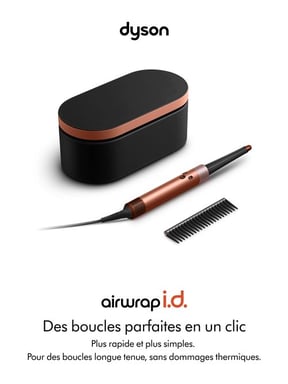 DYSON - Airwrap i.d Cabello rizado y encrespado - Edición Regalo - Seda Ámbar - 1300 W