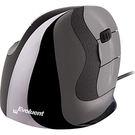 Evoluent VerticalMouse D Medium Bureau Droitier USB Type A Laser Neuf