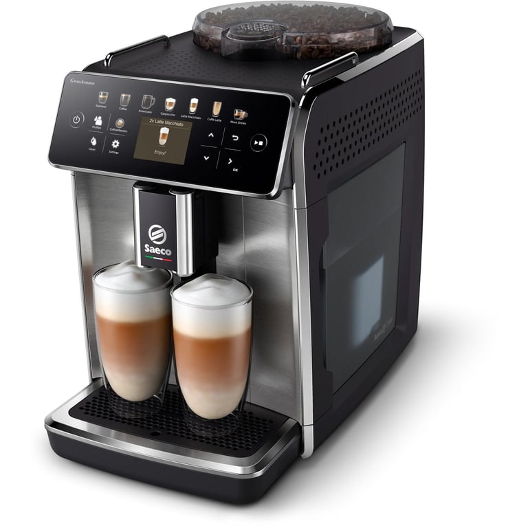 Machine À Café Automatique PHILIPS GranAroma SM6585/00 – 15 Bars, Broyeur Céramique - vue 8