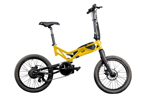 Bici Elettrica Pieghevole Mistral Evo Line Gialla