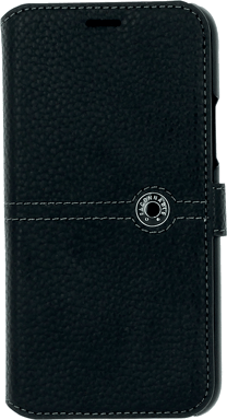Folio Sellier Bouton laqué Noir pour iPhone 11 Pro Max Faconnable