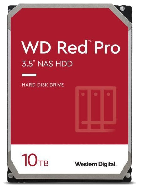 WD Red? Pro - Disque dur Interne NAS - 10To - 7200 tr/min - 3.5 (WD102KFBX)