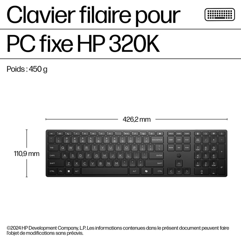 HP HP Wired Keyboard SmartBuy Neuf - vue 2
