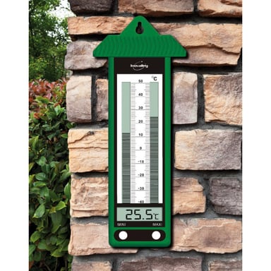 TERMOMETRO ELETTRONICO INOVALLEY MINI MAXI VER - 315EL VERDE