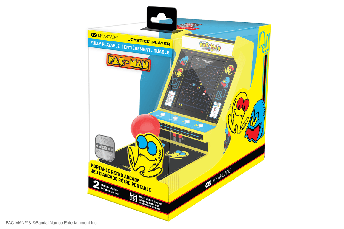 Console rétrogaming Just For Games Joystick Player Portable Pac Man - vue 2