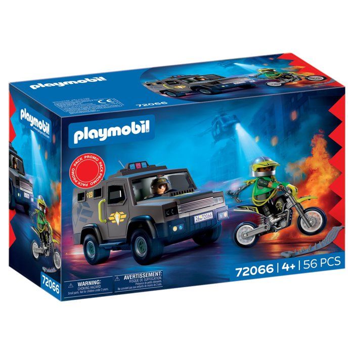 Playmobil Policiers 72066 Véhicule d'intervention SWAT Promo Pack - vue 2