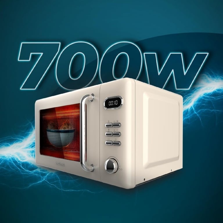 Micro-Ondes Digital Cecotec Proclean 5110 Retro – 20L, 700W, 8 Programmes Automatiques - vue 6