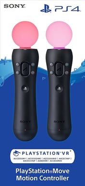 Coppia di controller PlayStation Move 4.0 senza fili per PS4 - Nero
