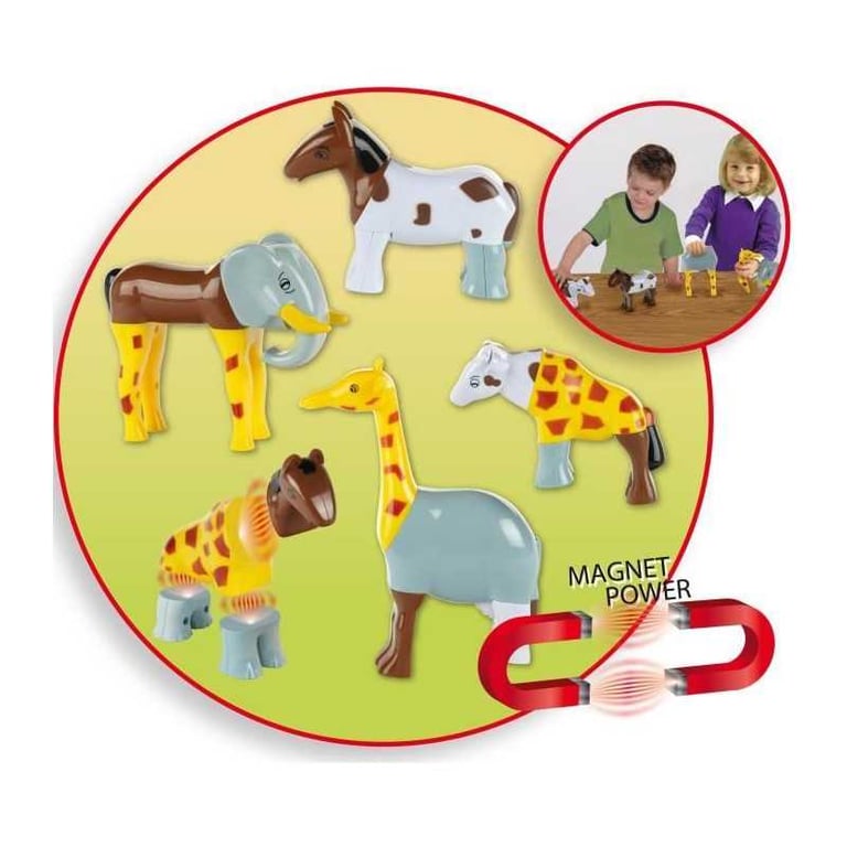 Animaux magnétiques KLEIN 0066 8 grands animaux Funny Puzzle boîte fermée 32 pièces Dès - vue 3