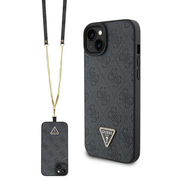 Guess Crossbody 4G Metal Logo Coque iPhone 15