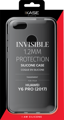 Coque Slim Invisible pour Huawei Y6 Pro (2017) 1,2mm, Transparent