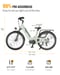 Vélo électrique urbain Vitilan L5 26'' 500W Capteur de couple Ebikes avec assistance au pédalage, vélo électrique à enjambement avec batterie 48V15AH-Vert