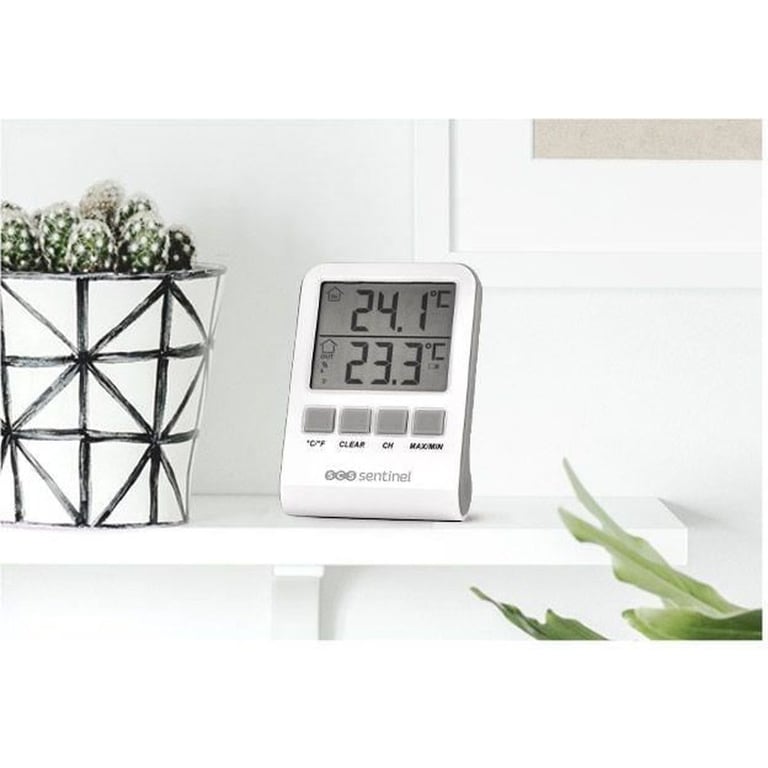 Thermomètre digital intérieurextérieur SCS SENTINEL HCN0062 DigiThermo indooroutdoor Portée : 60 433 MHz - vue 3