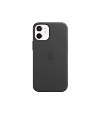 APPLE iPhone 12 mini Funda de piel con MagSafe - Negro