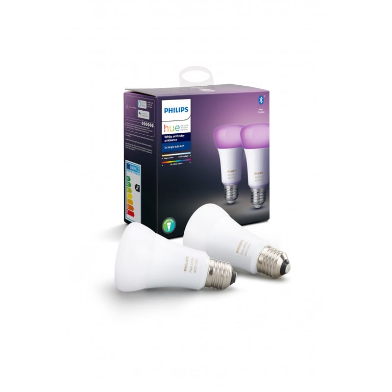 Bombillas LED conectadas PHILIPS Hue White & Color Ambiance E27 - compatibles con Bluetooth