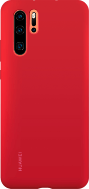 Coque rigide finition soft touch rouge Huawei pour P30 Pro