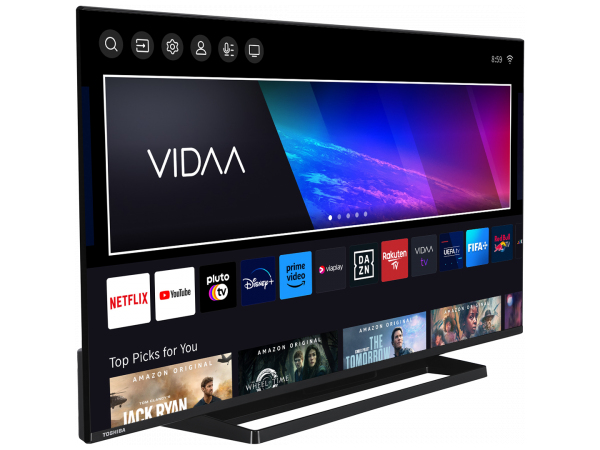 TOSHIBA 50QV3363DG TV QLED 50'' 126 cm 4K UHD 3840x2160 HDR Smart TV 3xHDMI WiFi - vue 3