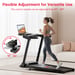Cinta de correr plegable Q8, velocidad 1-12 km/h, inclinación manual del 5%
