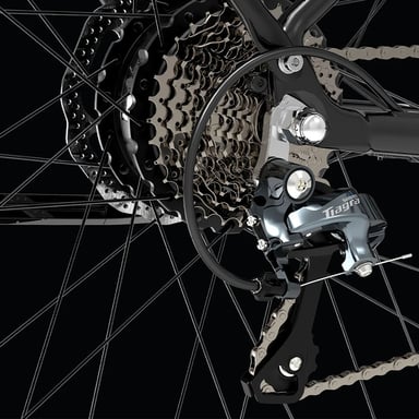 CYRUSHER Voyage Trekking E-Bike Motore 250W Batteria 36V 14Ah Pneumatici 27,5''