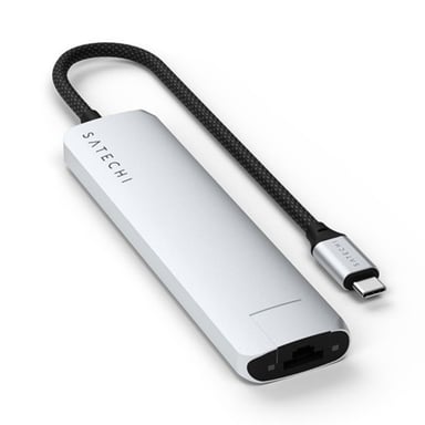 Hub USB-C Slim Multiport 7-in-1 Ethernet 1Gbit Potenza erogata 100W