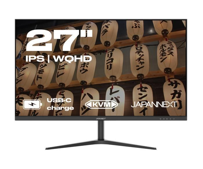 Écran PC JAPANNEXT 27 WQHD IPS 75Hz USB C