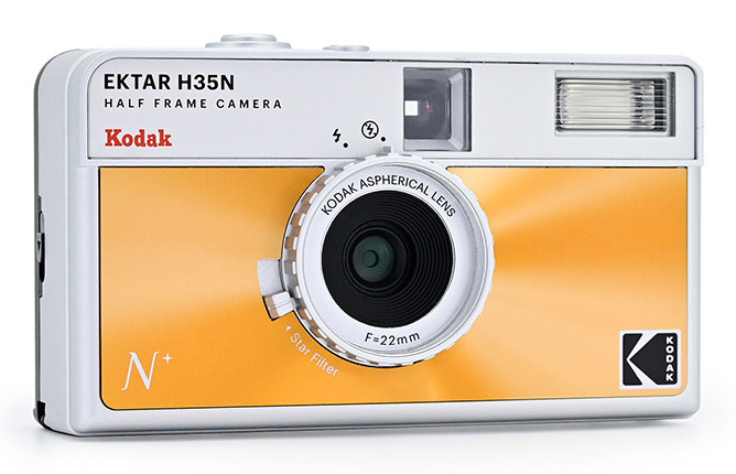 Kodak EKTAR H35N Caméra-film compact 35 mm Orange, Argent - Neuf