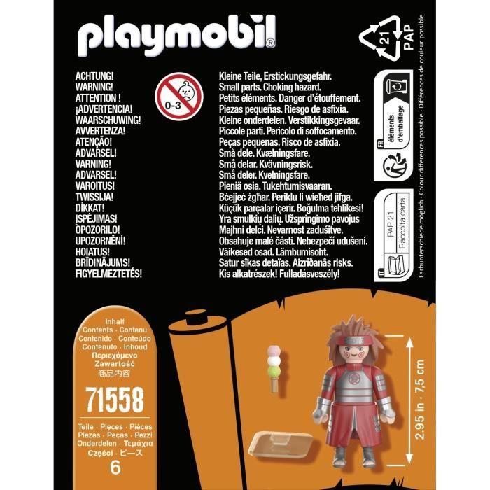 PLAYMOBIL 71558 Figurine Choji Naruto Shippuden Dès - vue 3