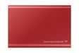 SSD EXT SAMSUNG T7 500G rojo metálico USB 3.2 Gen 2 MU-PC500R/WW
