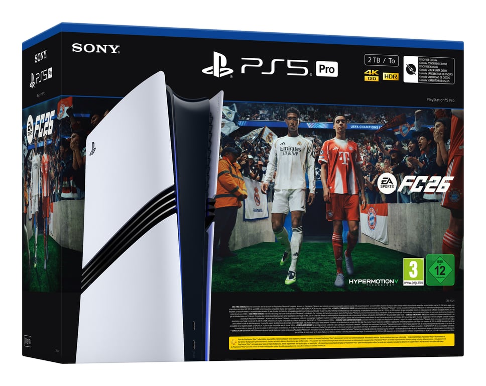 Console Sony PS5 Pro + EA SPORTS FC 26 2TB - vue 6