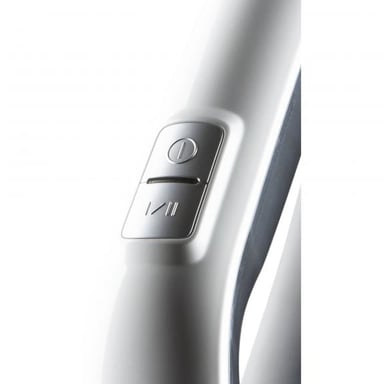 Domo DO236SW aspiradora de pie y escoba eléctrica Aspiradora escoba Batería Húmedo Sin bolsa Gris, Blanco