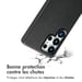 Accezz Coque arrière en cuir avec Magsafe pour Samsung Galaxy S25 Ultra - Onyx Black