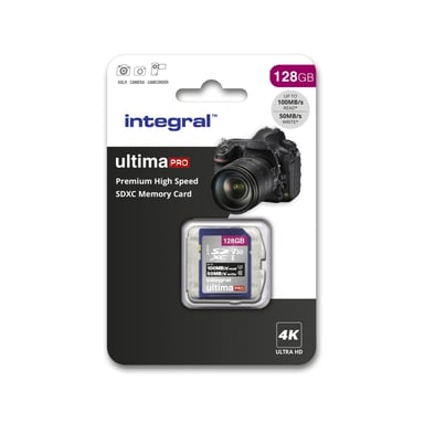 Integral INSDX128G-100/90V30 mémoire flash 128 Go SD UHS-I - vue 1