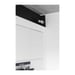 Caméra factice CHACON en aluminium Blanc, style bullet, indicateur LED bleu visible, fixation mur/plafond réglable