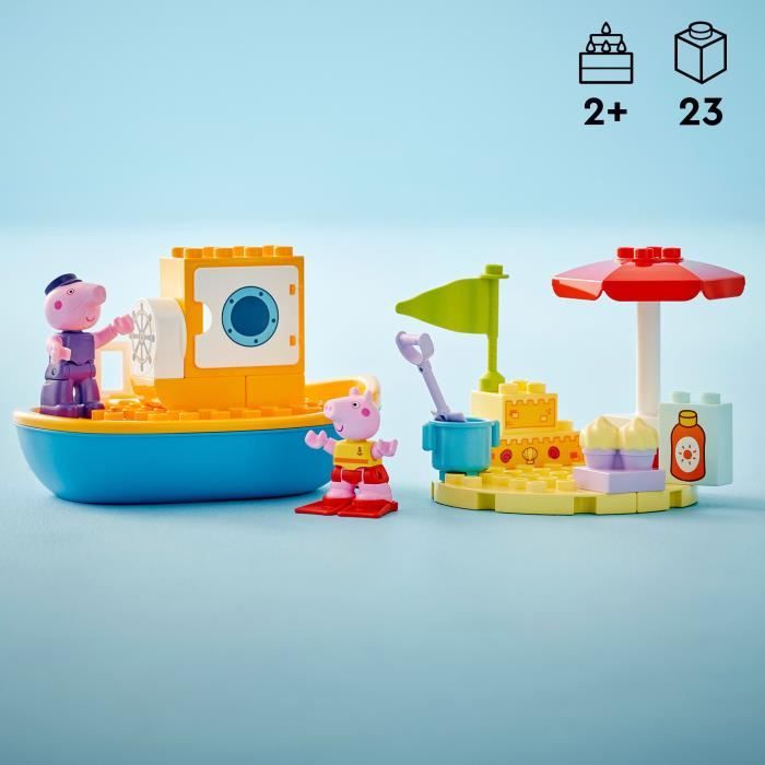 LEGO® Duplo® 10432 Le voyage en bateau de Peppa Pig - vue 3