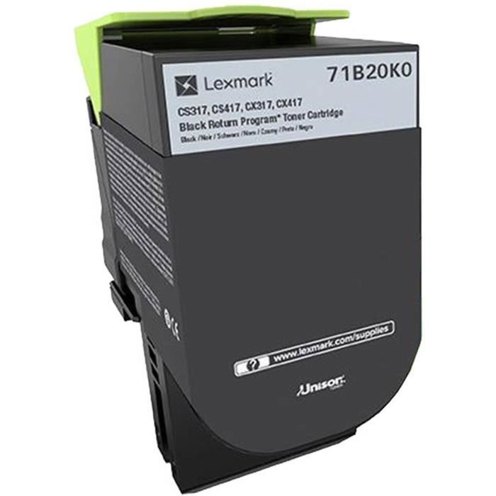 Lexmark 71B20K0 Cartouche de toner programme de retour - vue 4